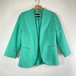 The Limited Women’s Aqua Green Blazer Jacket Size S Retro Career Feminine